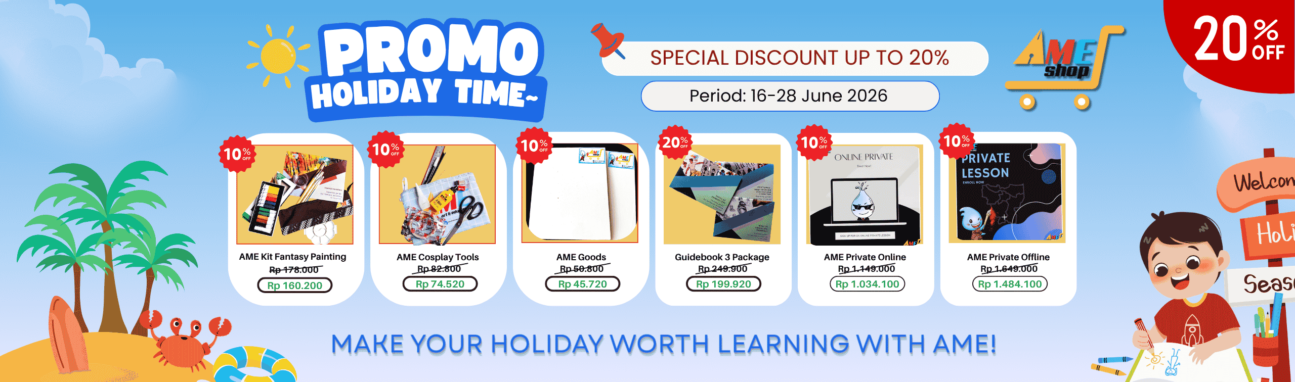 Banner49-AMESHOP Holiday Promo