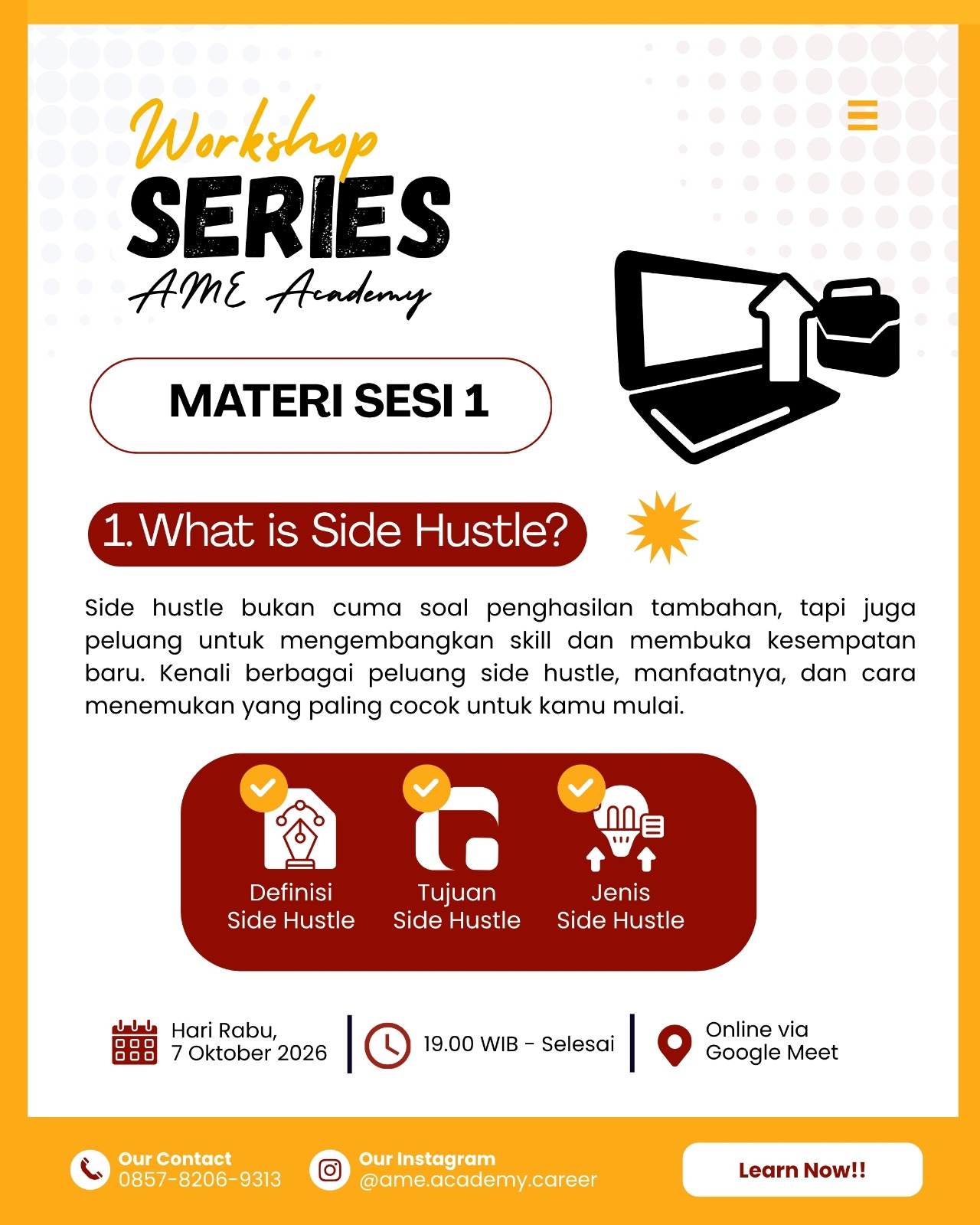 AME Academy Workshop Series 2026 (5 Sesi) - Image 2