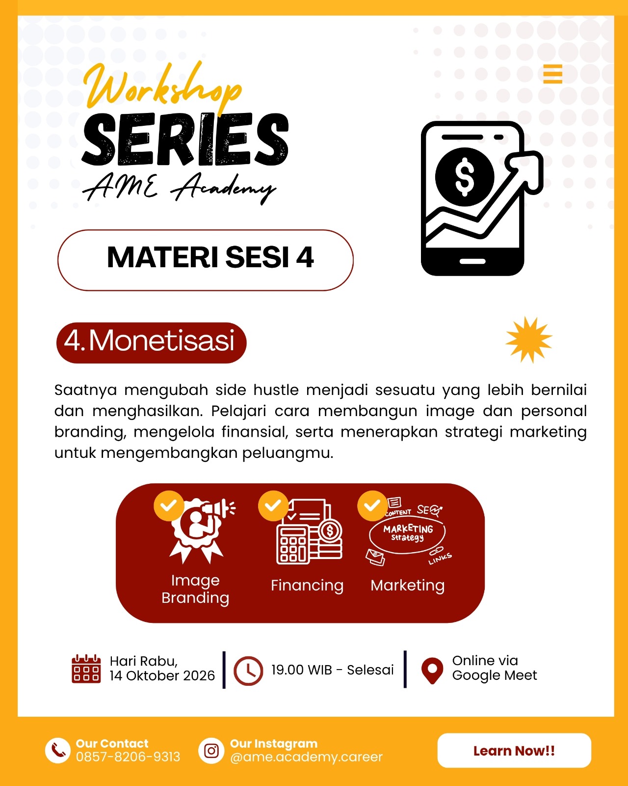 AME Academy Workshop Series 2026 (5 Sesi) - Image 5